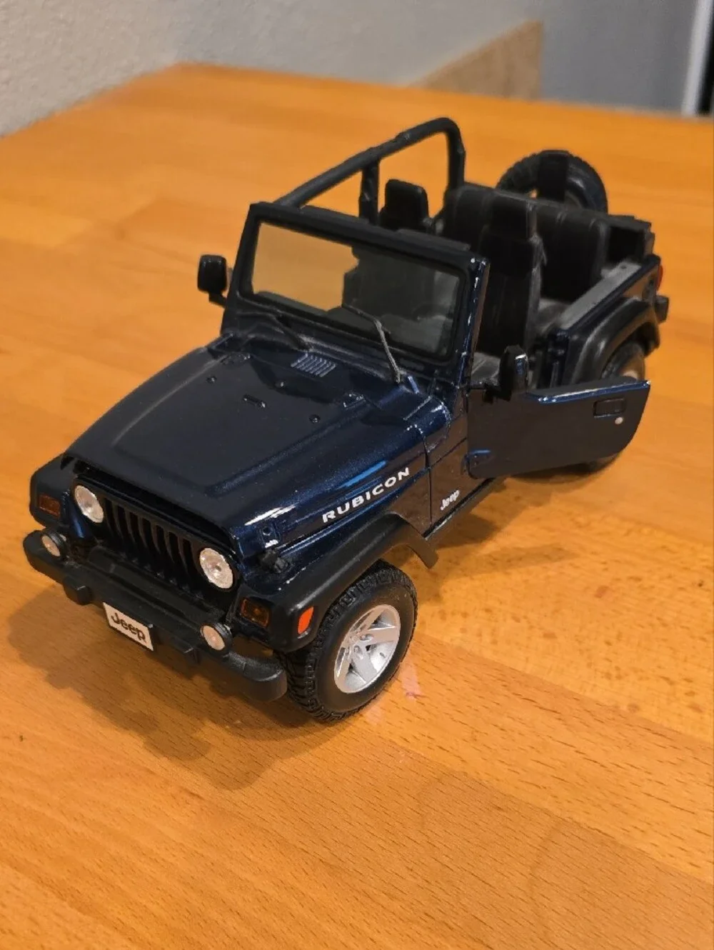Jeep Open-Top Toy Wrangler in Navy Blue
